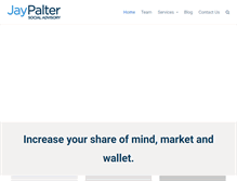 Tablet Screenshot of jaypalter.ca